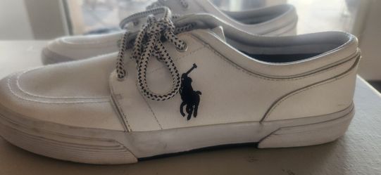 Polo Ralph Lauren White Low-Top Sneakers
