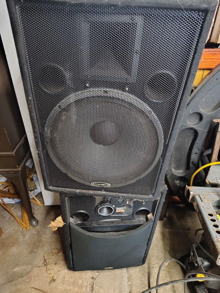 Pa Style Stereo Speakers