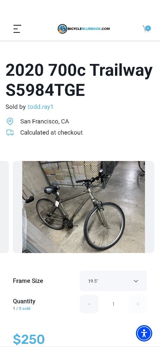 Like New Schwinn Nen's Trailway 700c Hybrid Bike, 27 Medium and