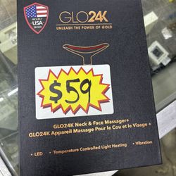 GLO24K Neck & Face Massager+