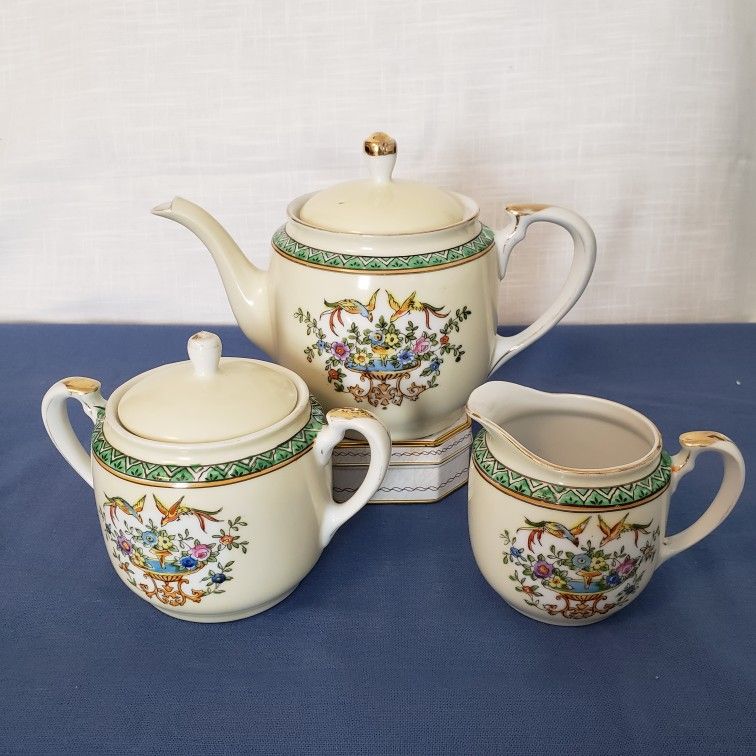 Vintage Noritake Hand-painted Tea Set Japan