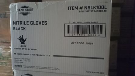 Nitrile Gloves Black