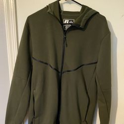 Olive Russell Zip Up Jacket 