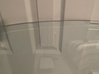 3 x 5 1/4 beveled glass table top