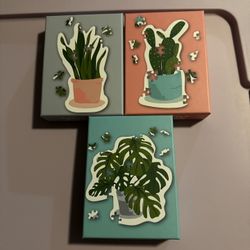 Perfectly Puzzling Set Of 3 Mini Houseplant Jigsaw Puzzles