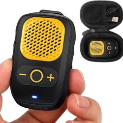 Wearable Bluetooth Speaker, 30H Working Time Clip-On Wireless Jobsite Pro Water-Resistant Portable Speaker, Built-in Mic for Hands-Free Music and Call