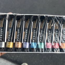 Unused Arteza 12 Color Gouache Paint Tube Set