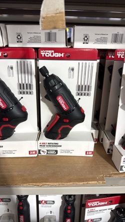 Hyper Tough 4-Volt Rotating Head Screwdriver