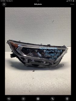 2019-2023 TOYOTA RAV 4 PASSENGER SIDE HEADLIGHTS OEM