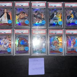 One Piece PRB-01 God Pack Mangas PSA 10