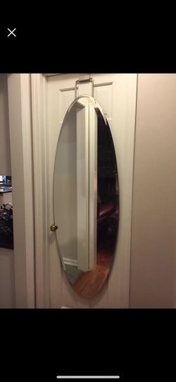 Oval door mirror deals