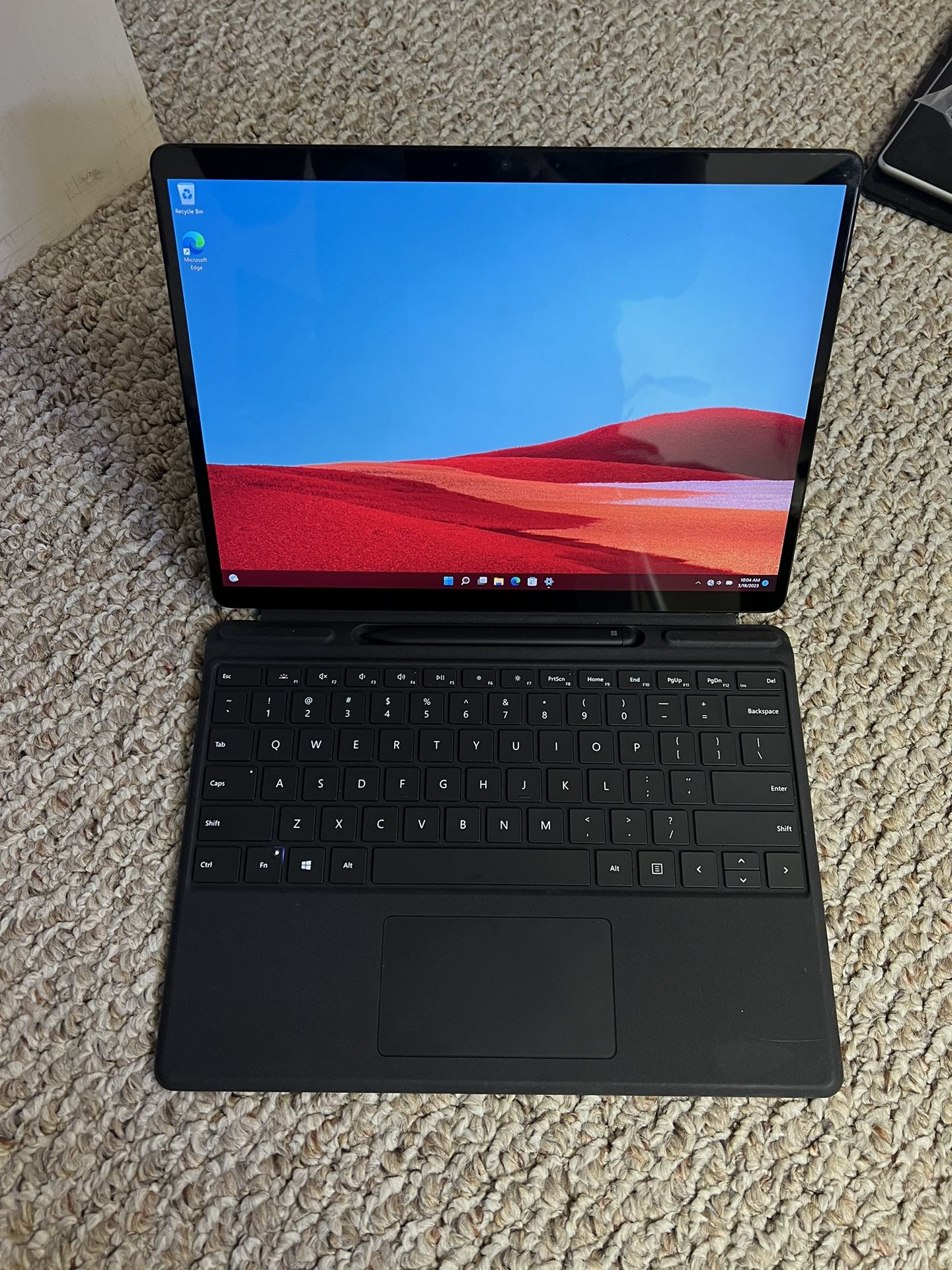 Microsoft Surface Pro X Advanced LTE W/ Accessories 