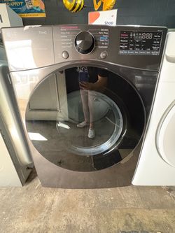 LG ThinQ Front-Load Dryer – Graphite Steel