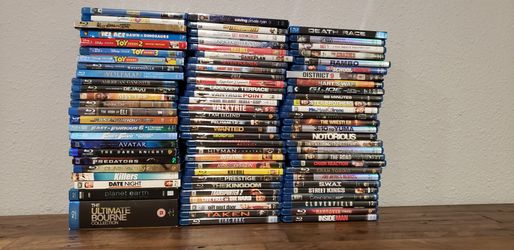 Lot of 85 Bluray Movies.