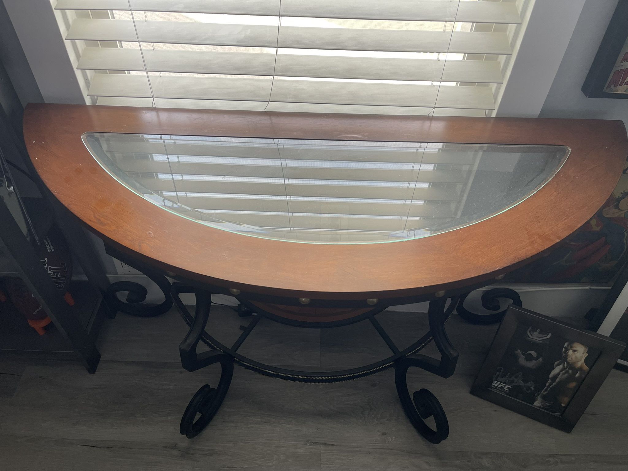 Glass Console And End Table