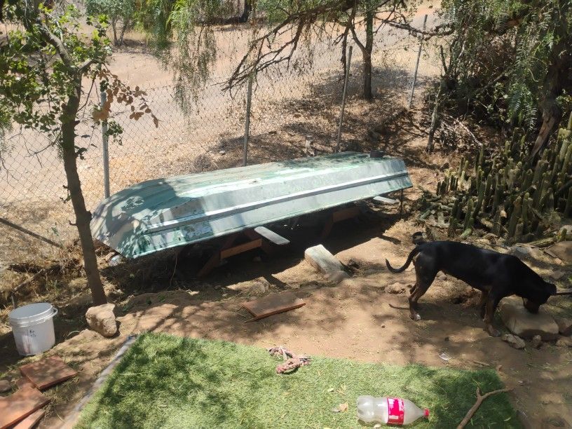 12 Ft.  Flat Bottom Aluminum Boat With Trailer