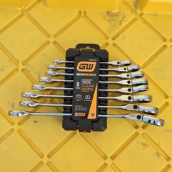 GEARWRENCH
SAE Flex-Head 90-Tooth Combination Ratcheting Wrench Set (8-Piece)