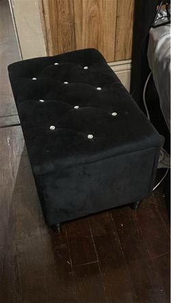Black Storage Bin For Bed