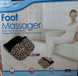 HealthTouch Vibrating Foot Massager with Comfort Fabric