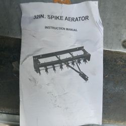 Brand New In Box Aerator For Tractor Retails For Over $100 Online Selling For $30 Pick Up In Tacoma