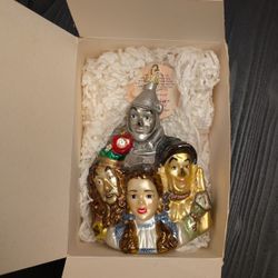 Kurt Adler POLONAISE KOMOZJA Wizard of Oz DORTHY & FRIENDS Glass Ornament E7