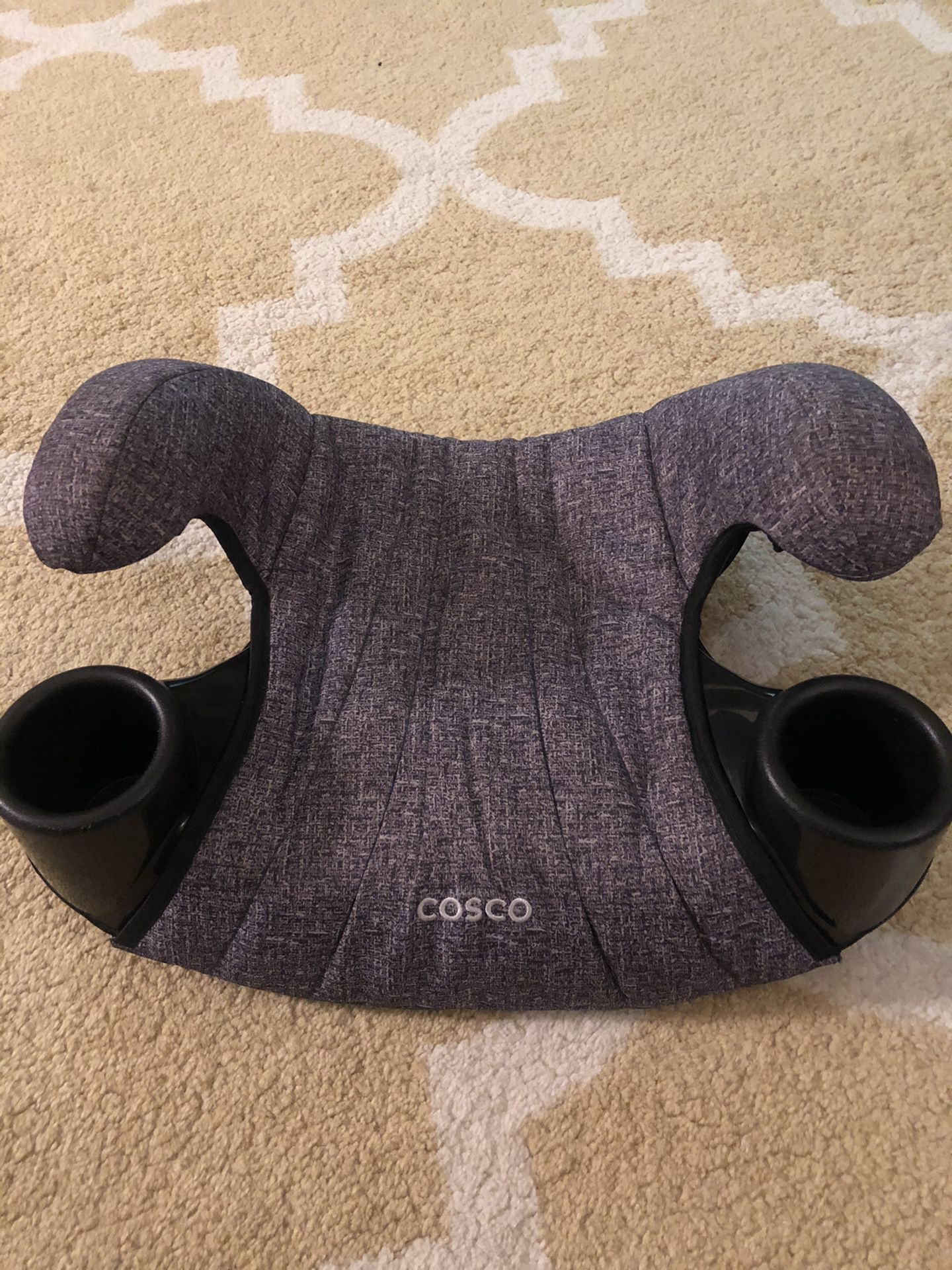 Cosco Grey and black booster seat