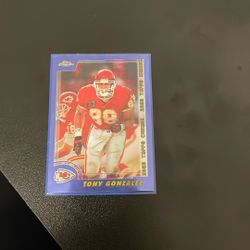 Tony G Card Hall Of Famer 