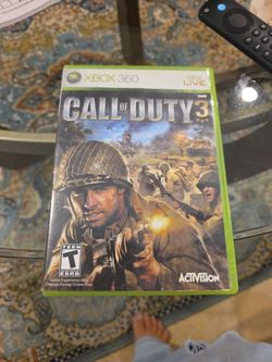 Call of Duty 3 (Microsoft Xbox 360) Complete w/Manual & Mini Guide