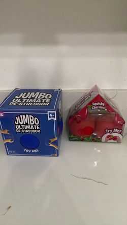 Jumbo Ultimate De-Stressor & Squishy Cherries Bundle