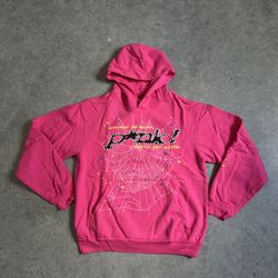 Pink Sp5der Hoodie XL 