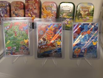 Pokémon TCG 30th Anniversary – Treecko, Torchic & Mudkip Full Art
