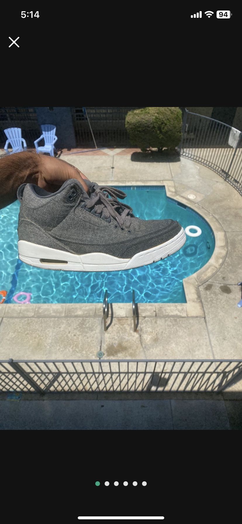 Jordan 3 Wool 🐑 Size 9