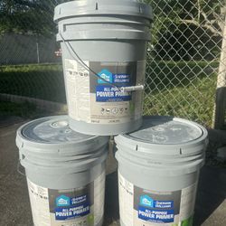 3 Unused 5-Gallon Paint Accessible Beige  Buckets - – Great Deal!
