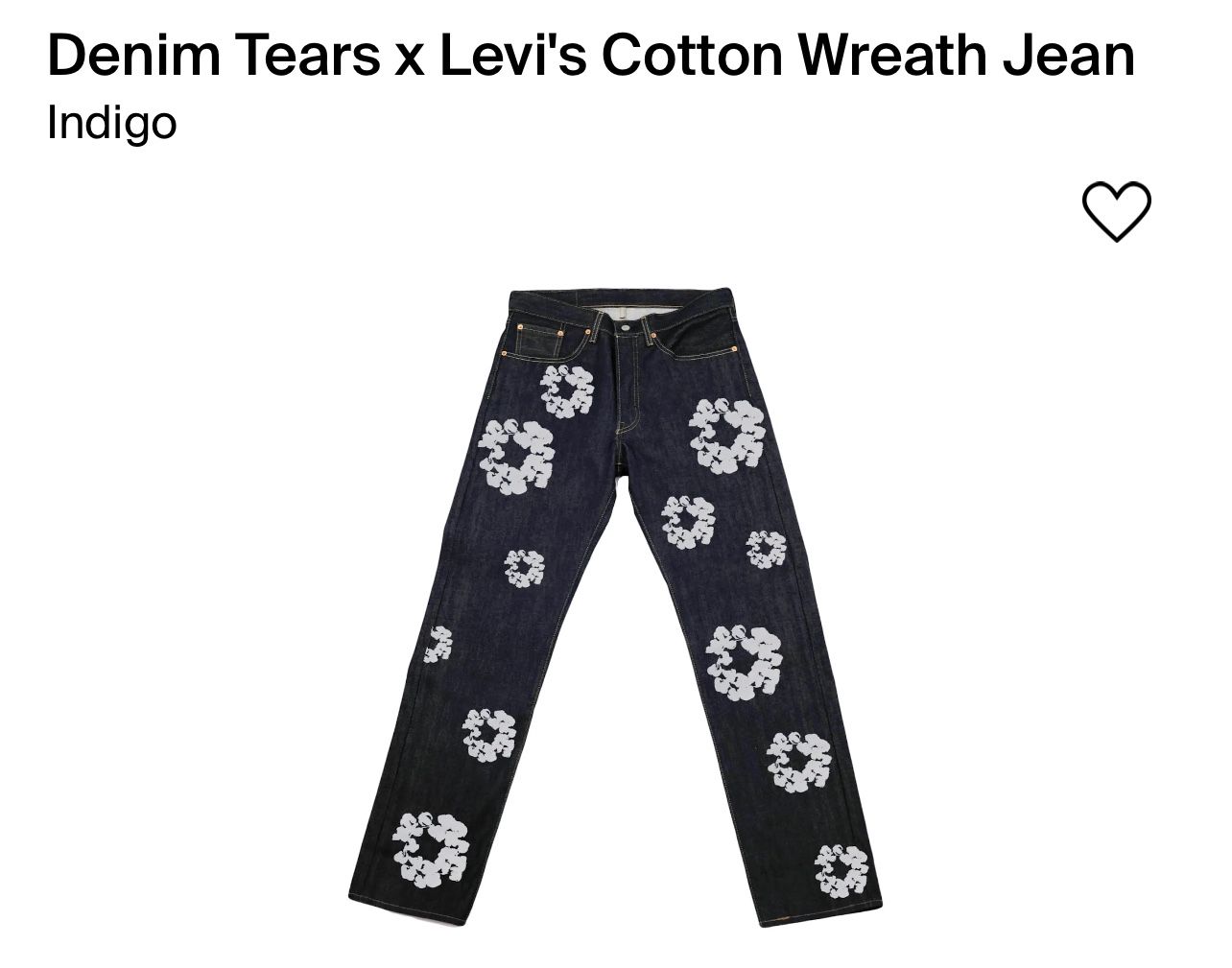 Denim Tear Jeans Size 40