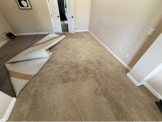 Used beige carpet two sizes 13x15 and 10x11 Feet