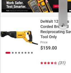 Dewalt electric sawzall
