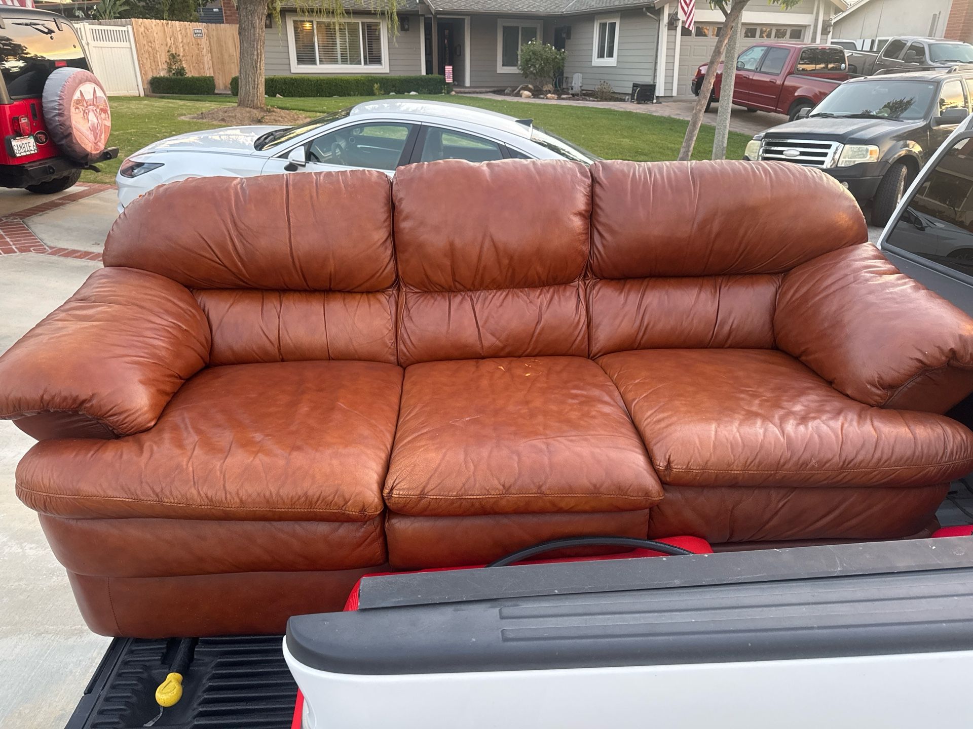 Leather Couch 
