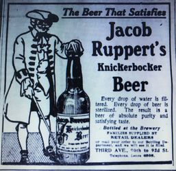 JACOB RUPPERT EXTRA BEER (NY Pre-prohibition bottle) 1911
