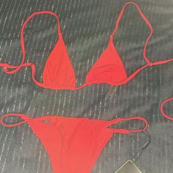 Red bikini 