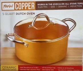 5 Quart Copper Dutch Oven