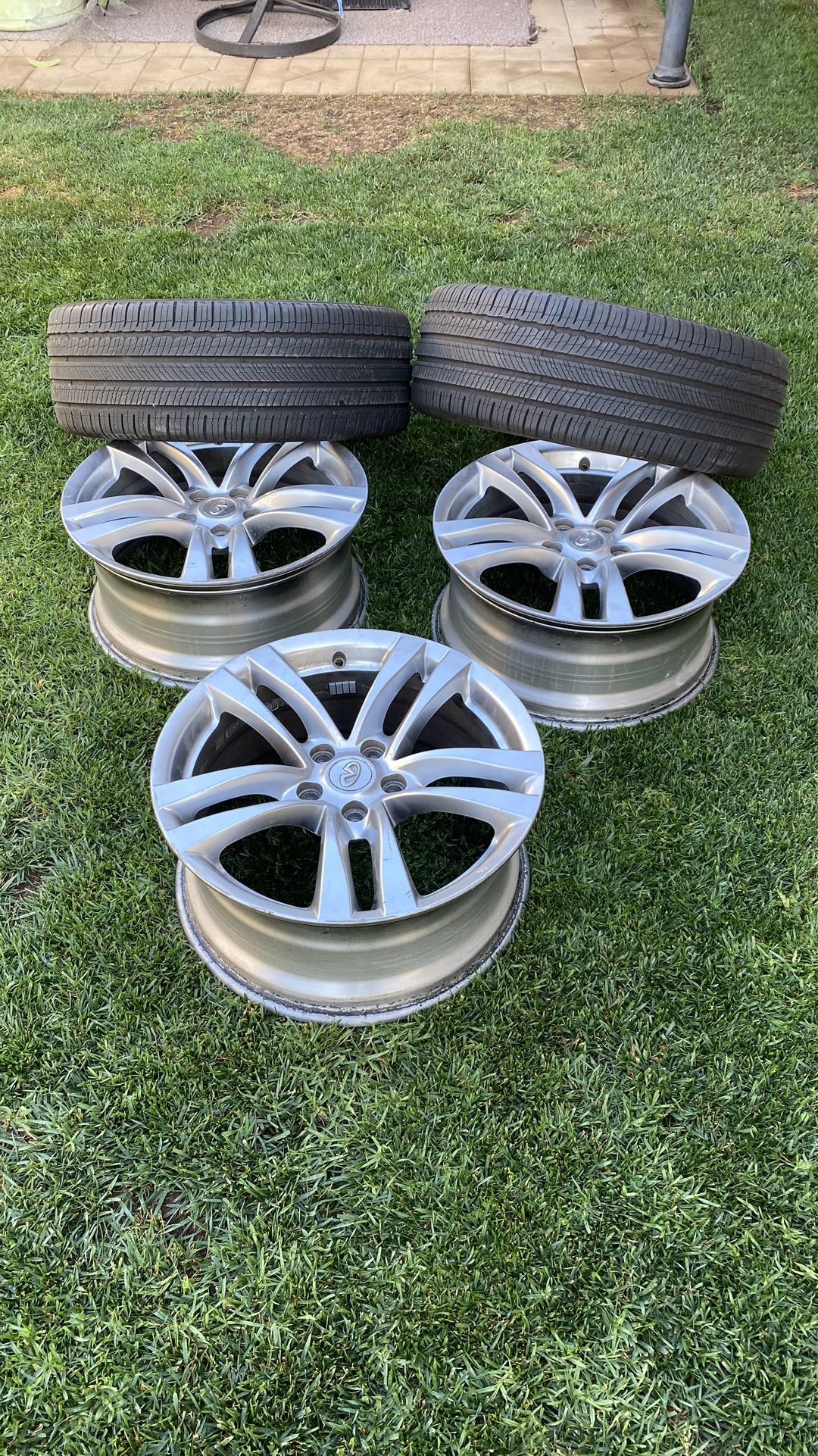 Only 3 Q50 Wheels 18”