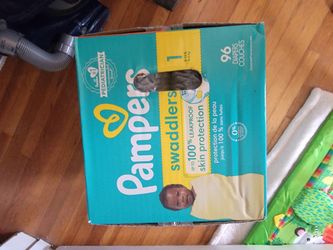 Size 1 Pampers Unopened Diapers