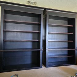 Wall unit shelves