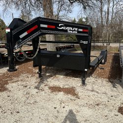 32’ Lowboy 28.5+3.5 Gooseneck Trailer