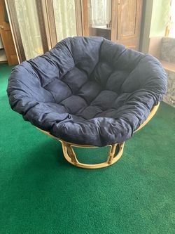Papasan Wicker Chair Midcentury Modern