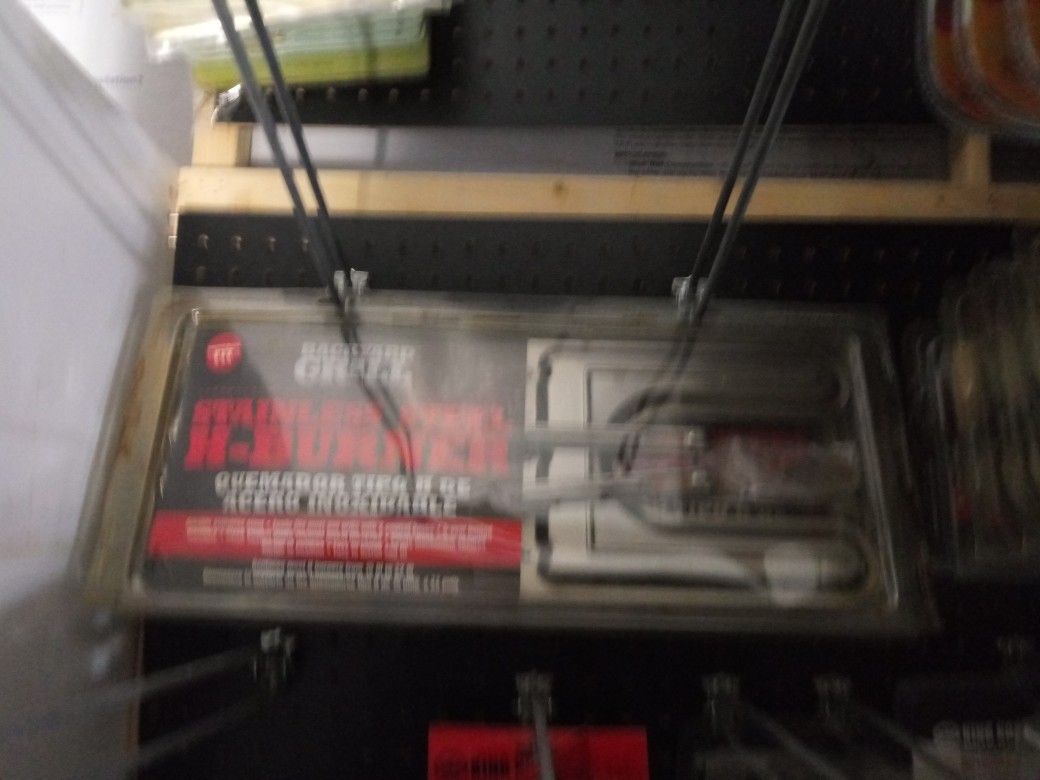 Backyard grill stainless steel H burner for replacing your old one
