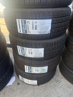225/50/17 Kumho (4) NEW TIRES INSTALLATION AND BALANCE