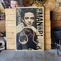 Johnny Cash 12"x18" Metal Sign 