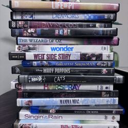 DVDs Movies And Musicals