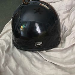 Black Motorcycle Helmet
